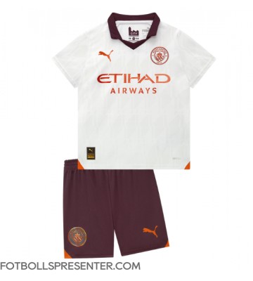 Manchester City Bortatröja Barn 2023-24 Kortärmad (+ korta byxor)